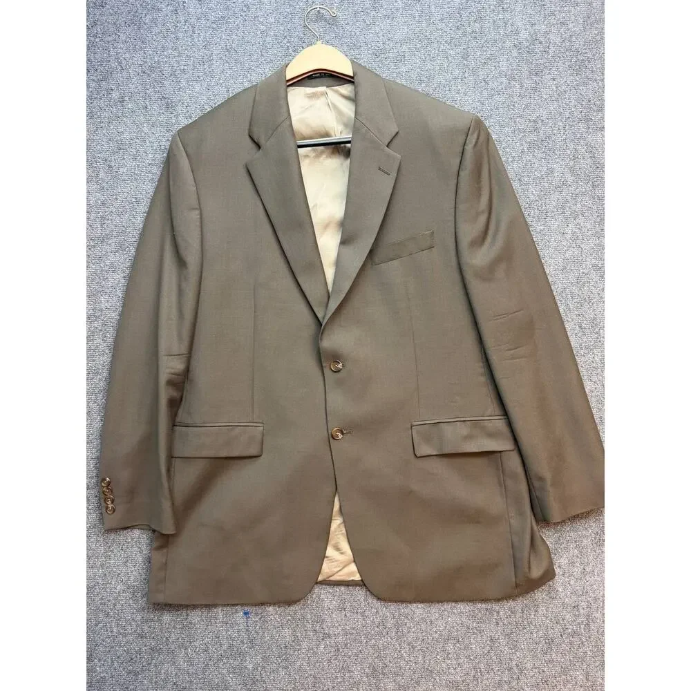 Lauren Ralph Lauren Men's Wool 2 Piece Suit 44L Pants 36x34 Made Canada